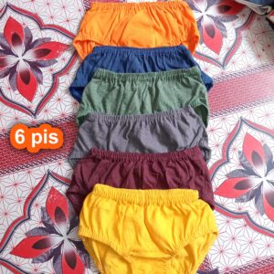 6 Pieces Girls Panty For 0-16 Years Girl By Any Color